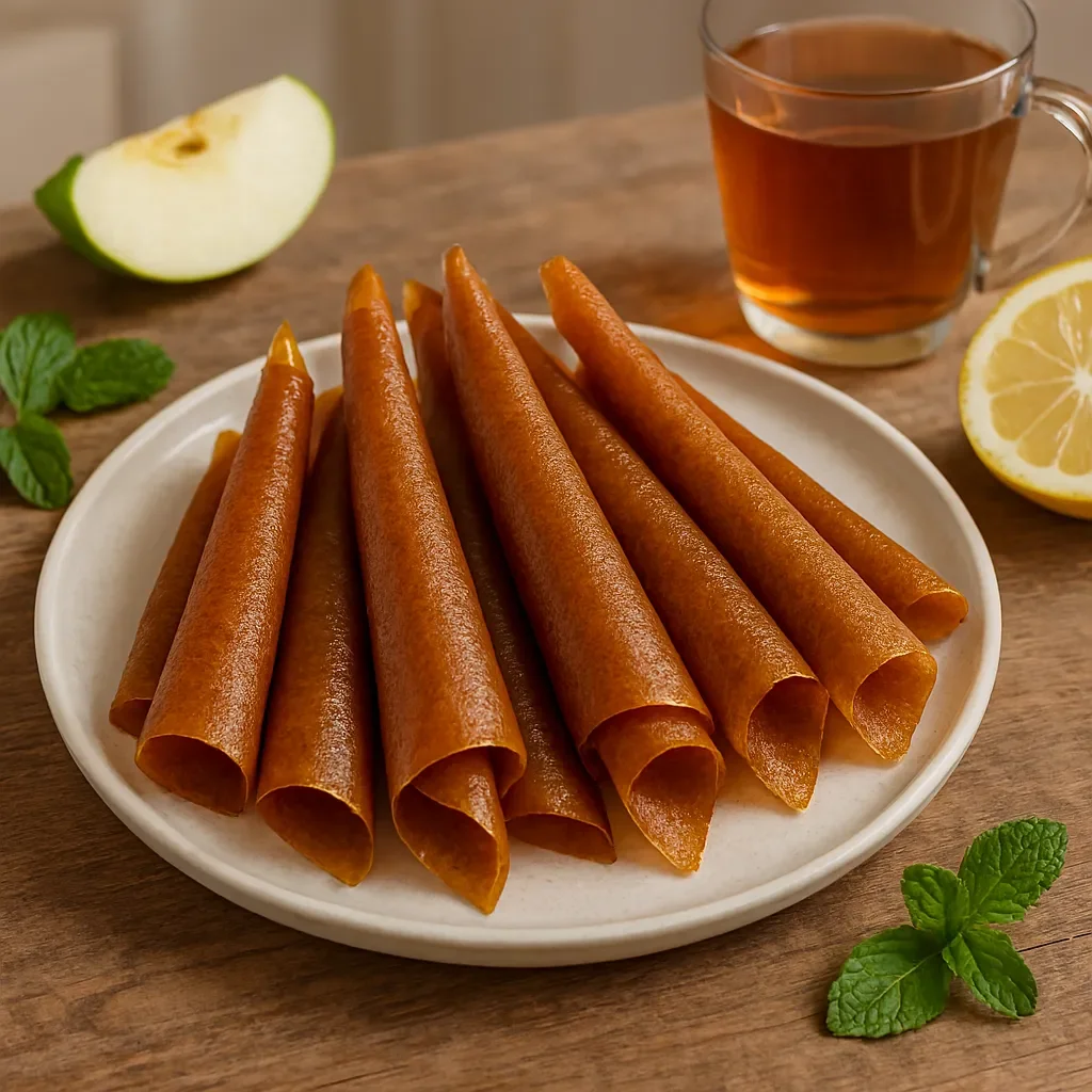 Пастила фруктовая лимон-яблоко-мед, 300 гр.