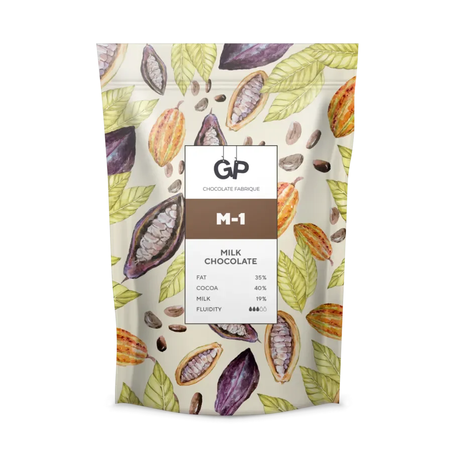 Шоколад молочный GP М1, 500 гр. фото 1