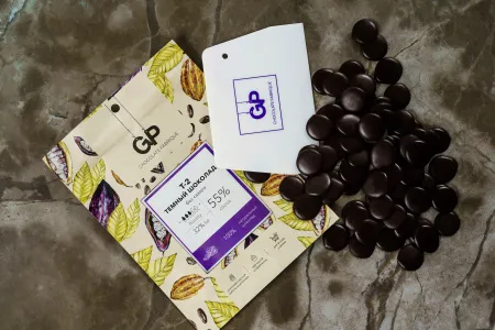 Шоколад темный без сахара GP T-2, 500 гр. фото 2