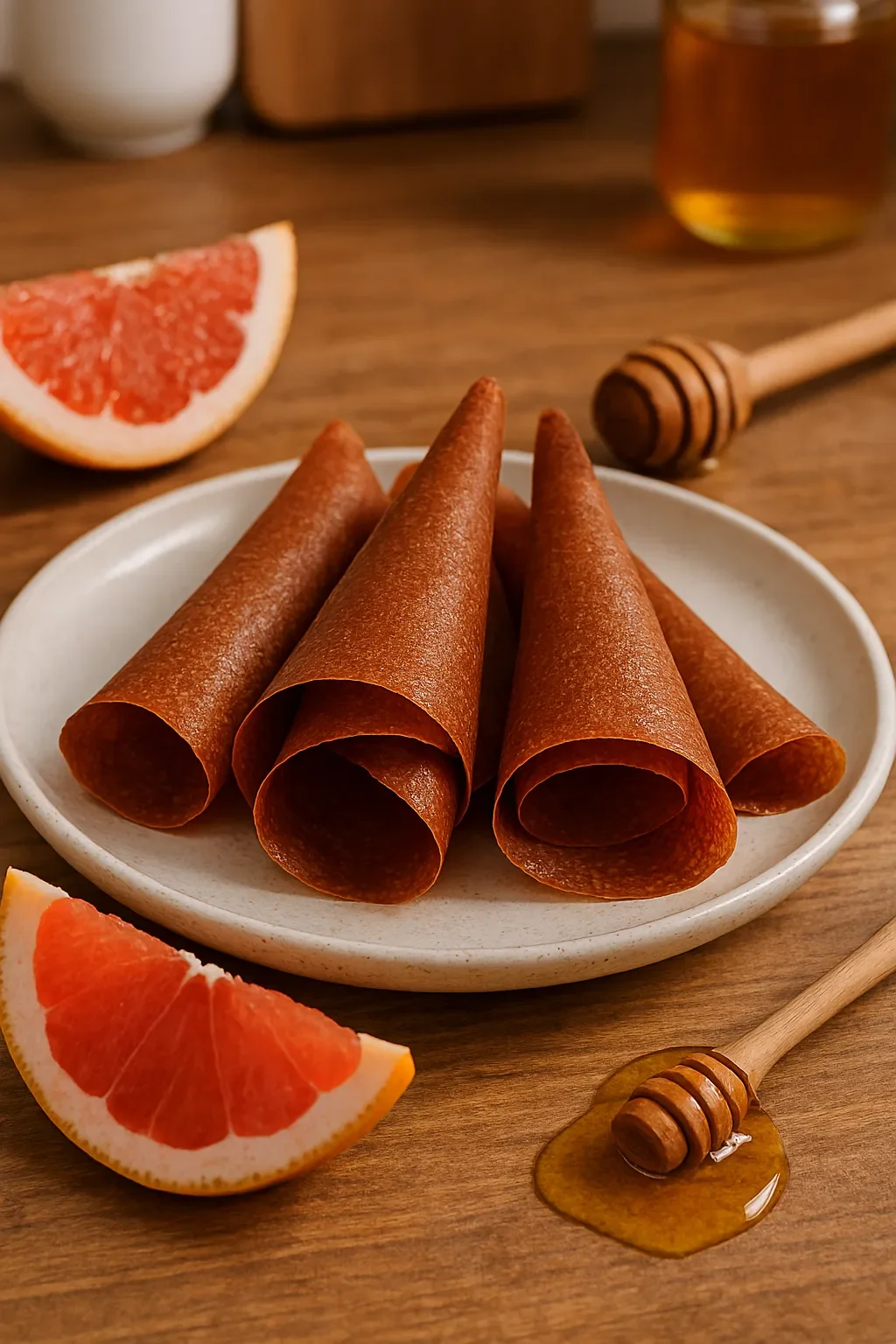 Пастила фруктовая грейпфрут-мед, 100 гр.