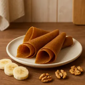 Пастила фруктовая банан - грецкий орех, 100 гр.