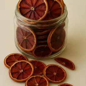 Фруктовые чипсы красный апельсин, 100 гр.