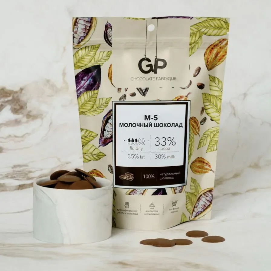 Шоколад молочный GP М5, 500 гр. фото 1