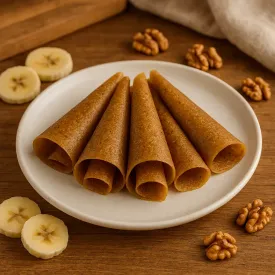 Пастила фруктовая банан - грецкий орех, 200 гр.