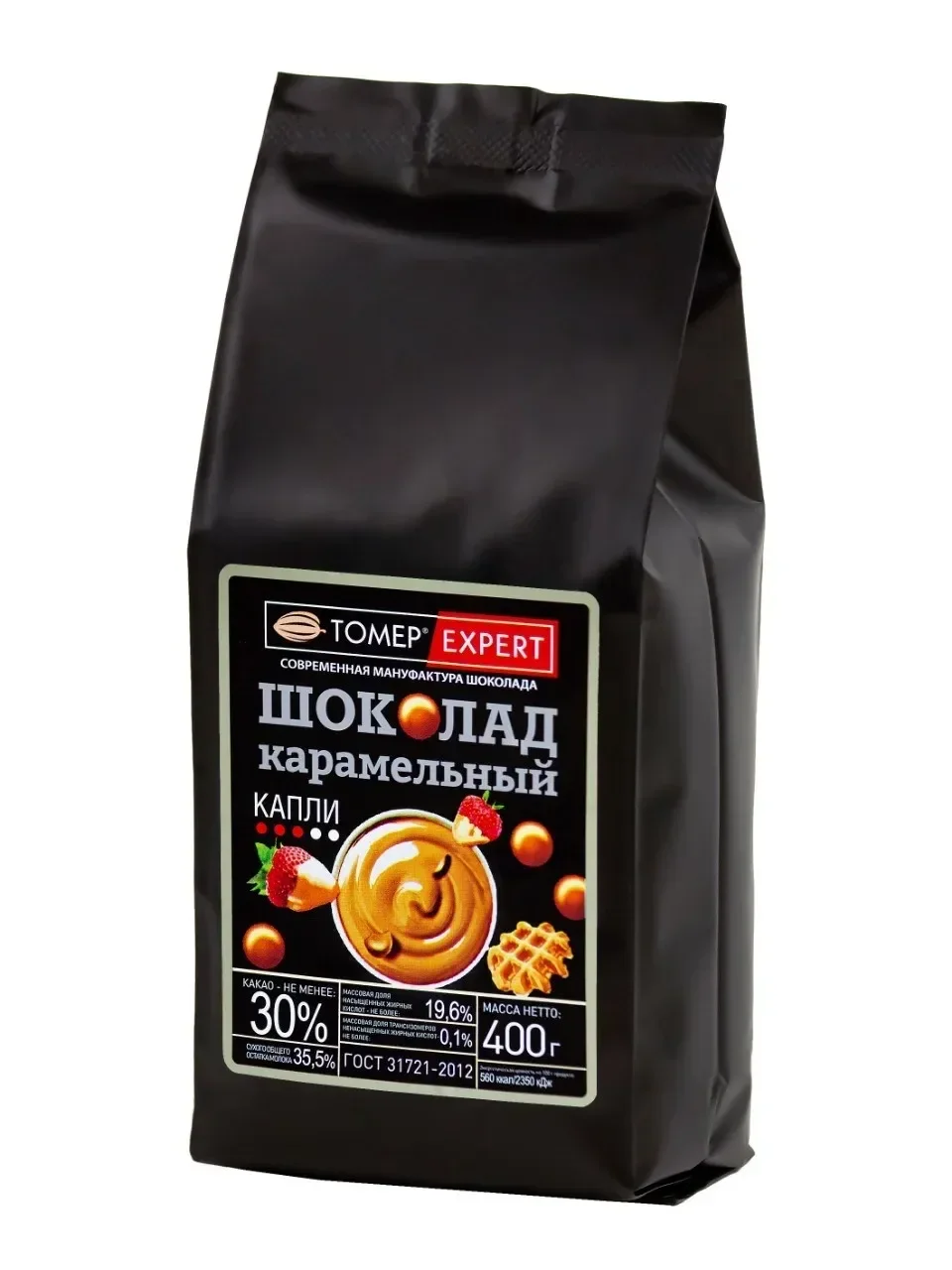 Шоколад Карамельный 30% Tomer Expert, 400 гр.