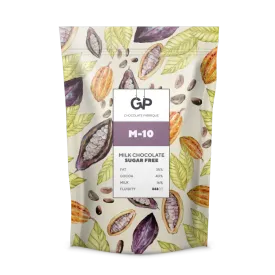 Шоколад молочный без сахара GP M-10, 500 гр.