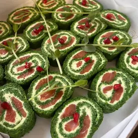 Рулет из шпината