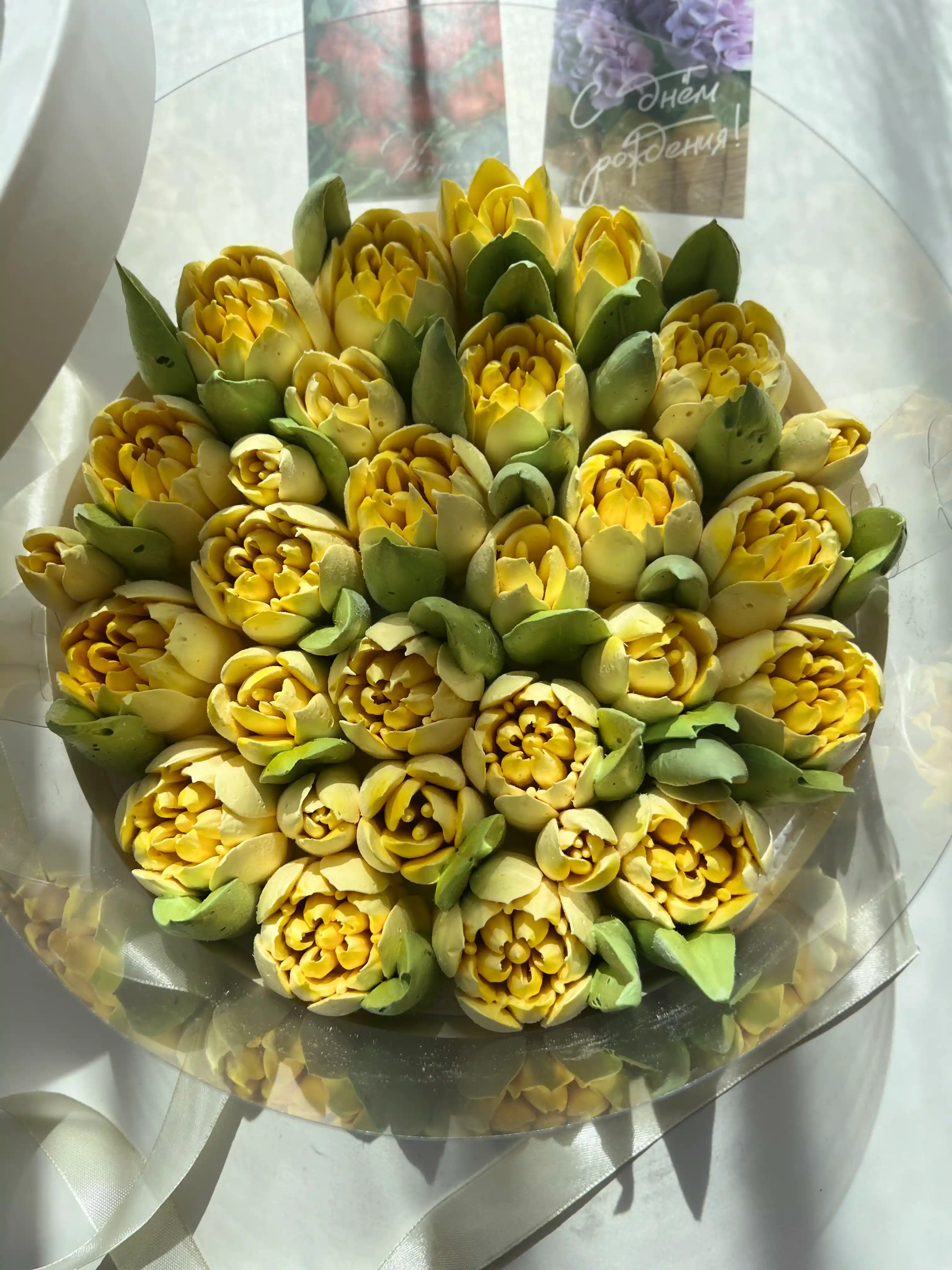 Тюльпаны из зефира, 24 см фото 7