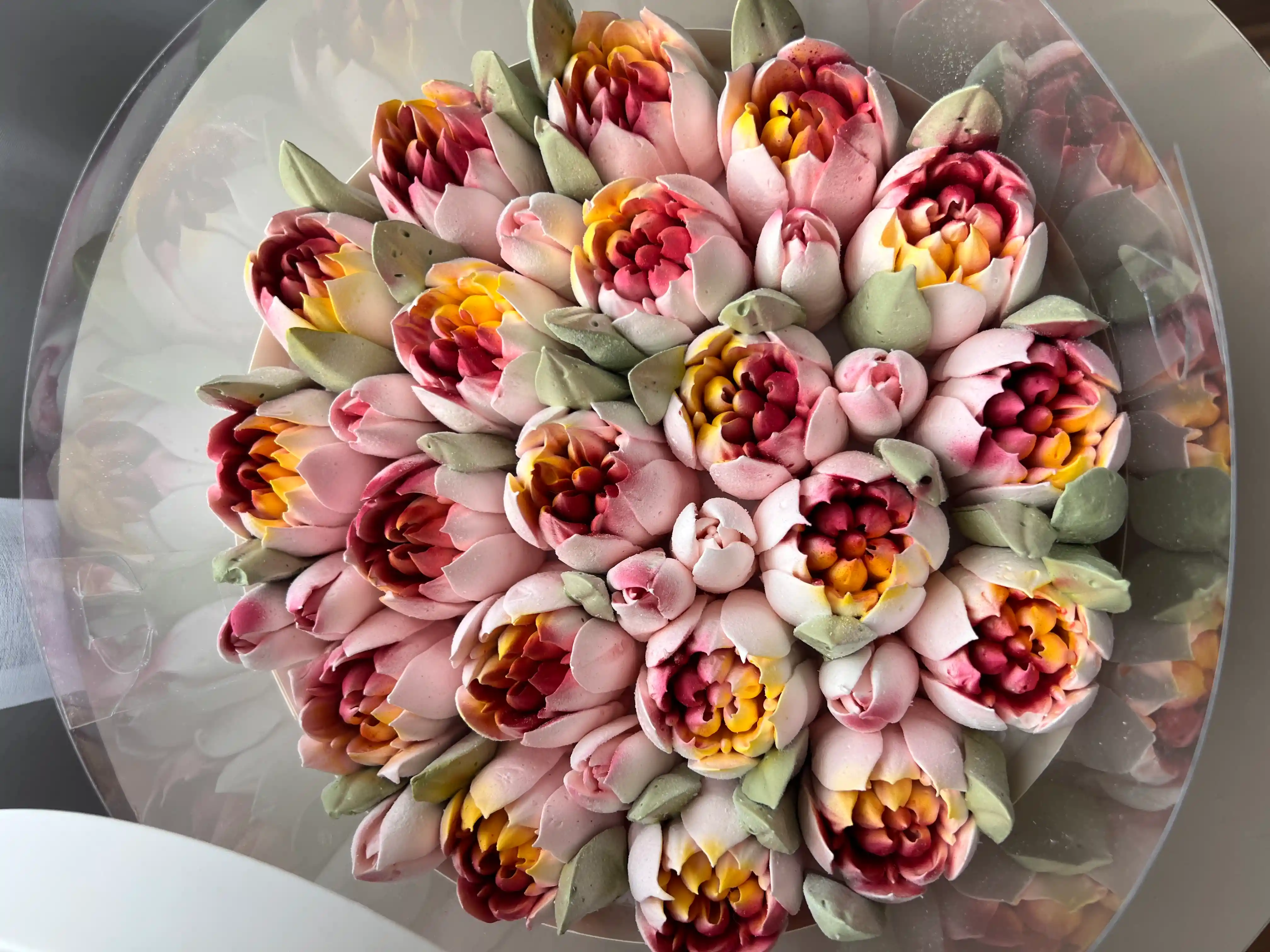 Тюльпаны из зефира, 24 см фото 6