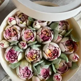 Тюльпаны из зефира 20 см