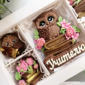 Коробочка шоколада «Для учителя»