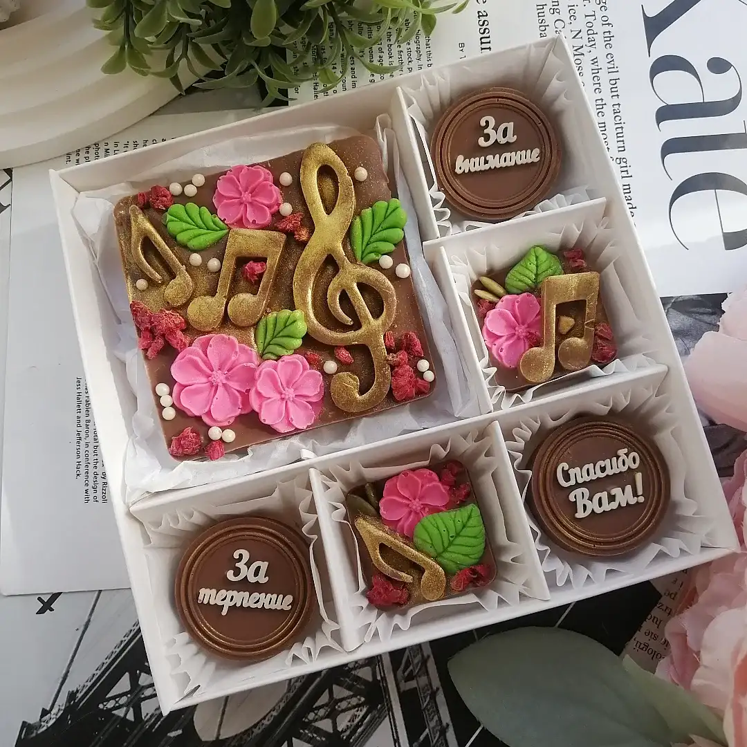 Коробочка шоколада «Для учителя» фото 3