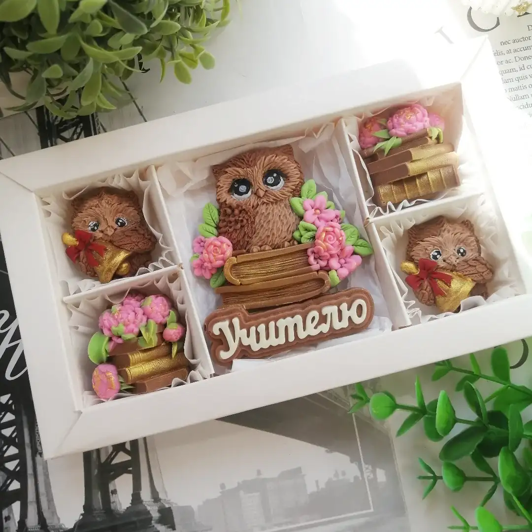 Коробочка шоколада «Для учителя» фото 2