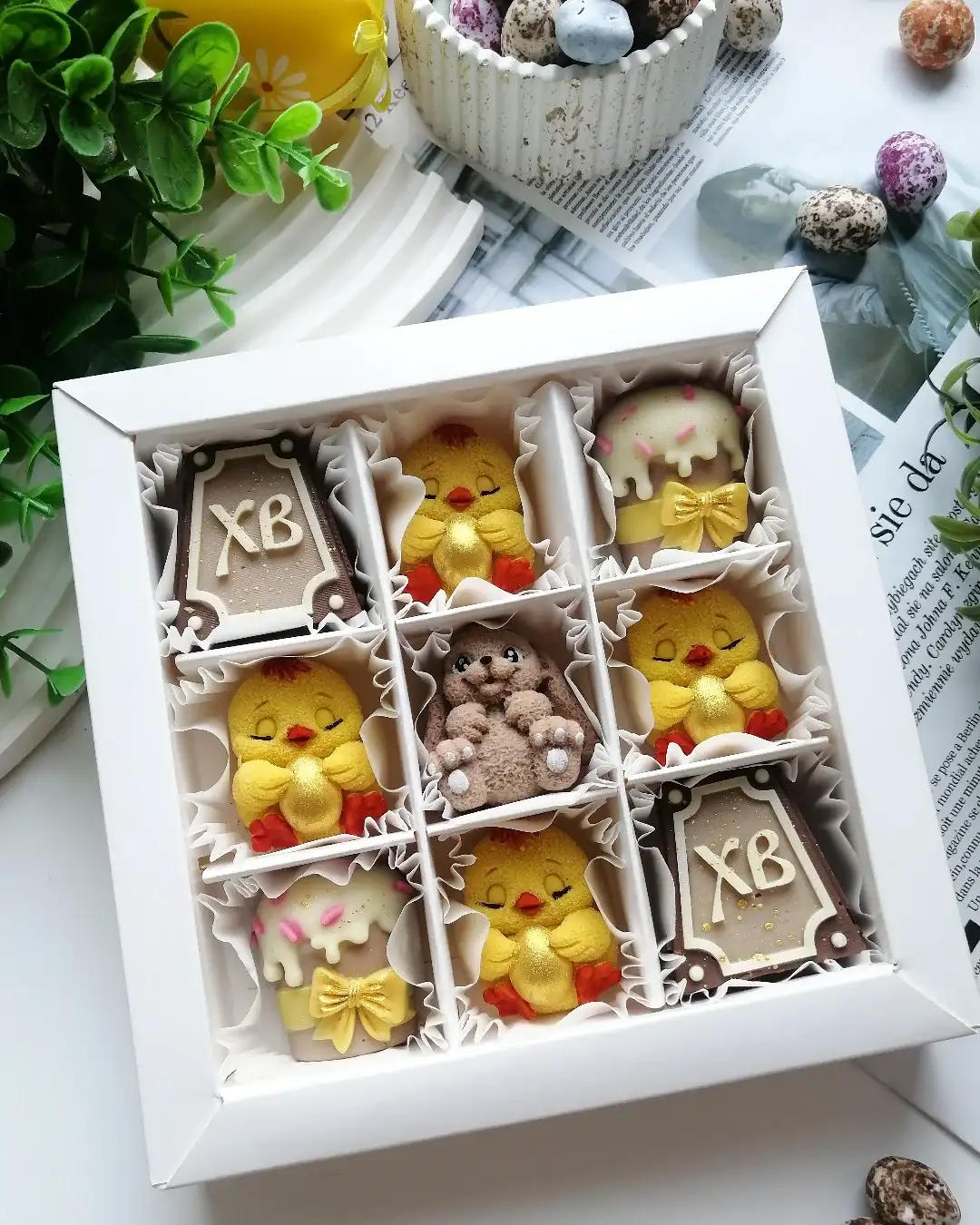 Пасхальный набор из шоколада