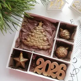 Коробочка шоколада «С новым годом»