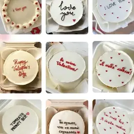 Бенто-торты к 14 февраля