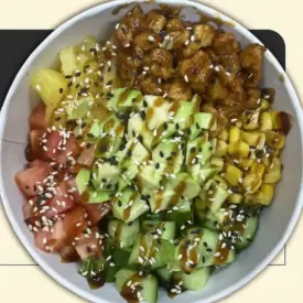 Поке с курицей