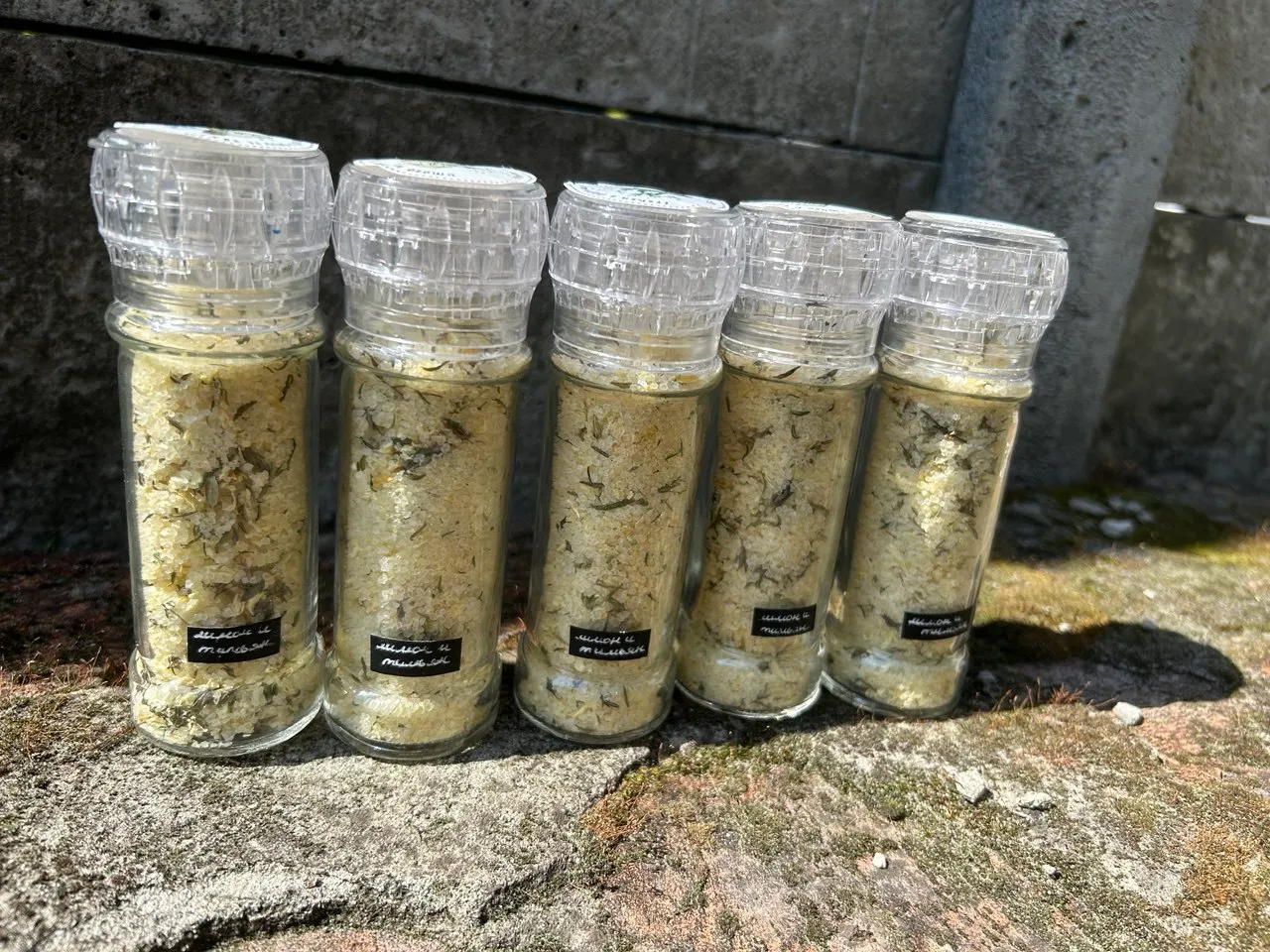 Соль чесночная (лимон и тимьян), 100гр.