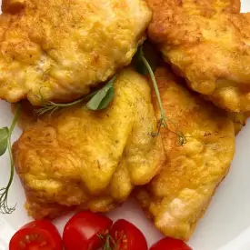 Куриные отбивные в кляре