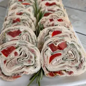 Рулет из лаваша с форелью