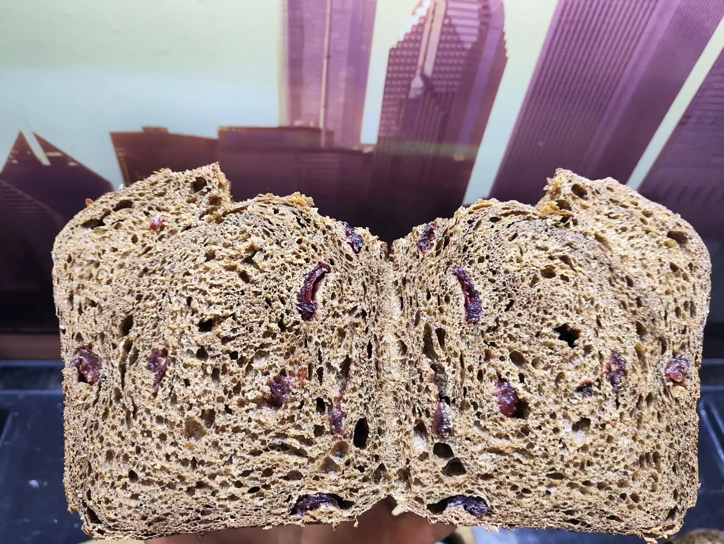 Хлеб солодовый с клюквой фото 3