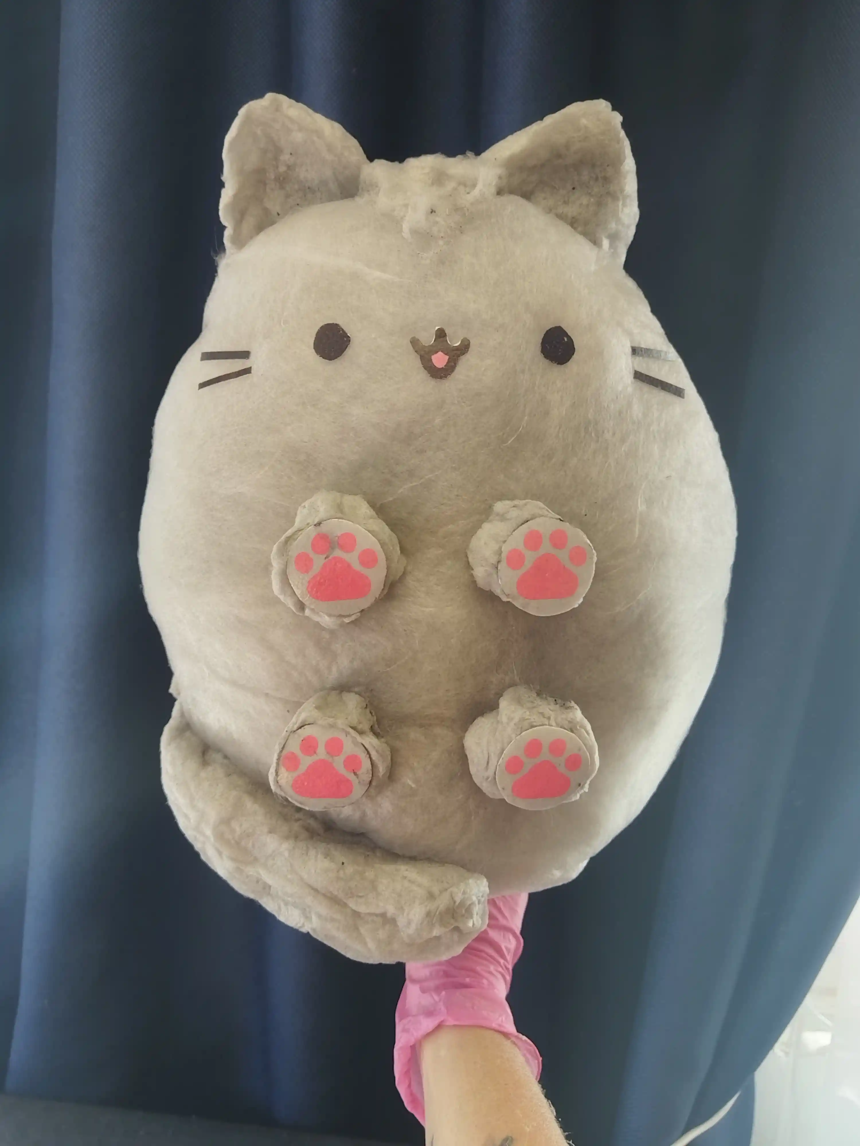 Мордочка из сахарной ваты фото 3