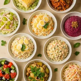 Салаты в ассортименте, 100гр.