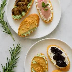 Брускетты в ассортименте, 10шт.