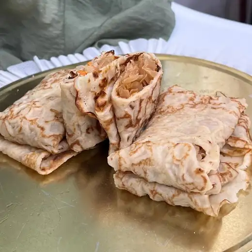 Блинчики с капустой