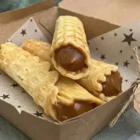 Трубочки со сгущёнкой