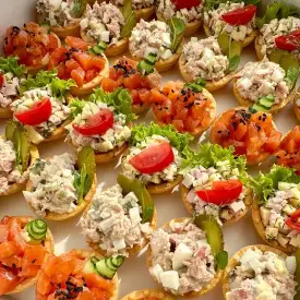 Тарталетки «Три вкуса»