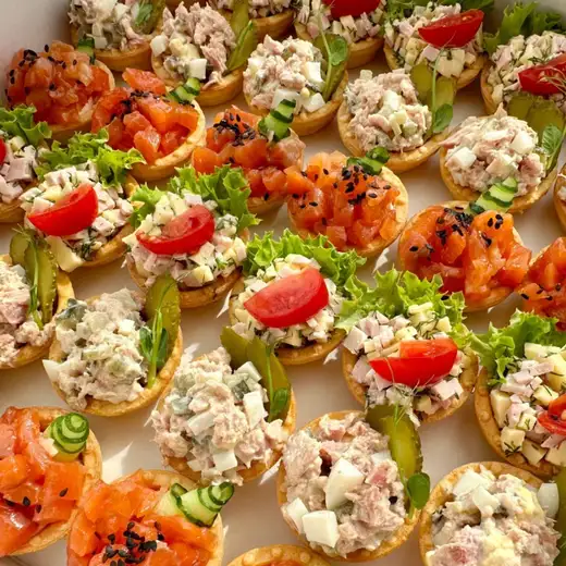 Тарталетки «Три вкуса»