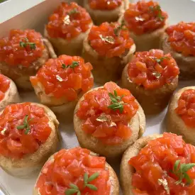 Блинчики с сёмгой