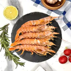 Аргентинские креветки с головой L1, 2кг.