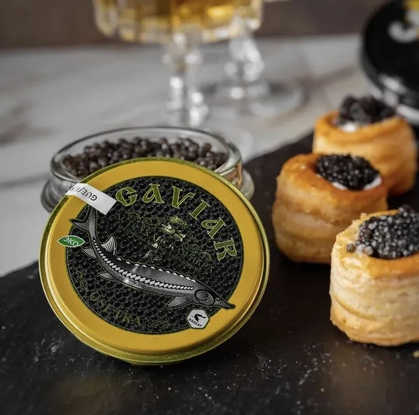 Икра зернистая русского осетра, 56,8гр. фото 1