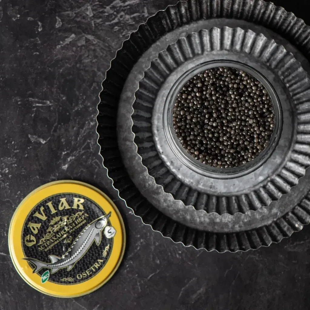 Икра зернистая русского осетра, 56,8гр. фото 2