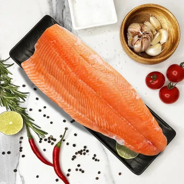 Филе семги свежемороженое, 1,8-2,2кг. фото 1