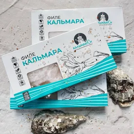 Филе кальмара командорского, 600гр