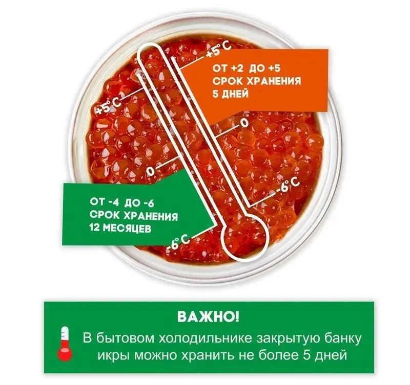Икра горбуши, 500гр. фото 3