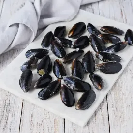 Мидии голубые в створках, 1кг.