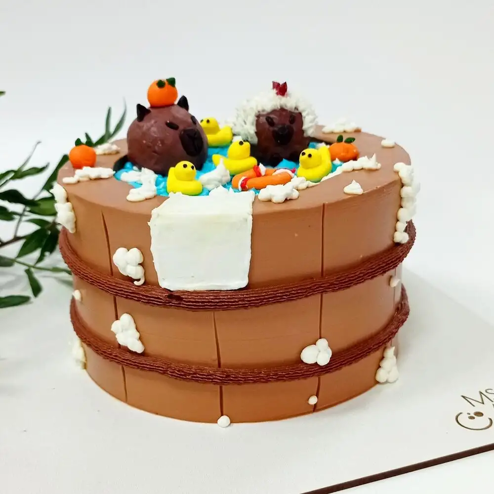 Торт детский «Капибары с апельсинами», 1,5 кг фото 2