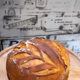 Томатная булка с базиликом и сыром, 450 гр.