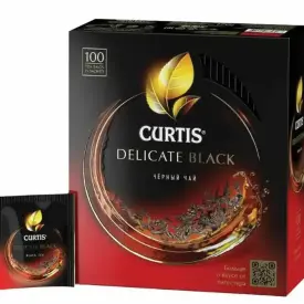 Чай Curtis «Delicate Black» черный, 100 пакетиков в конвертах по 1,7 г