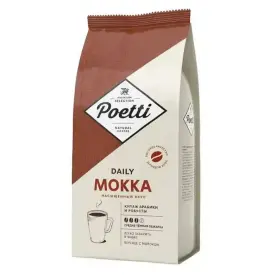 Кофе в зернах Poetti Mokka, 1 кг (ex-Paulig)