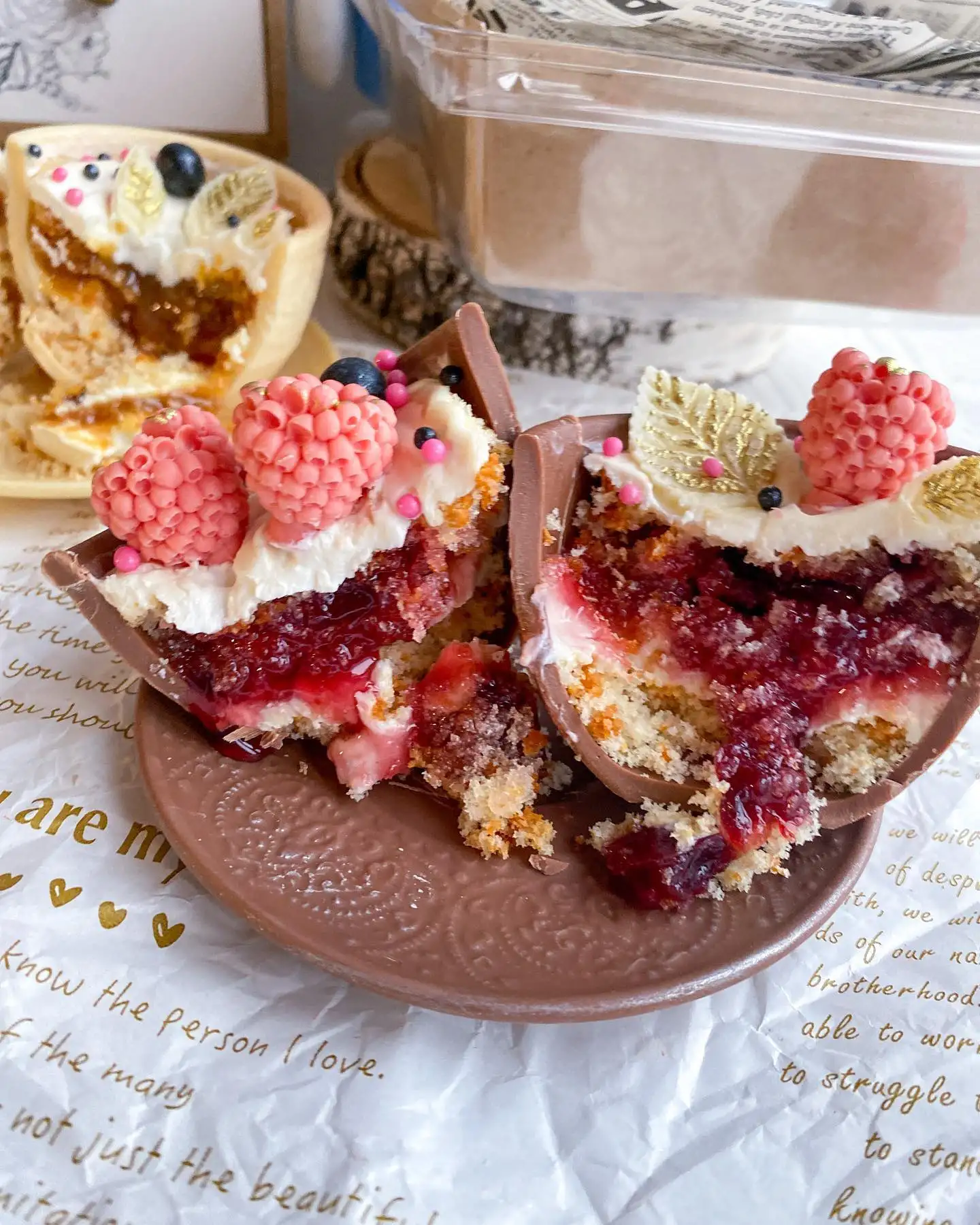 Шоколадная чашка и блюдце фото 4