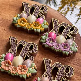 Шоколадная табличка «ХВ»