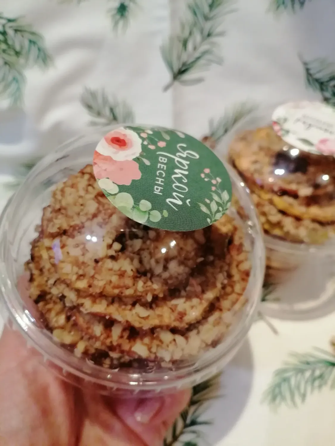 Яблочные колечки с начинкой фото 1