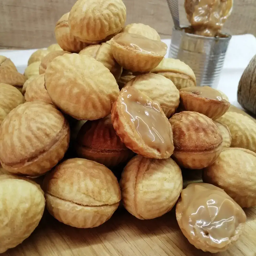 Орешки со сгущенкой фото 3