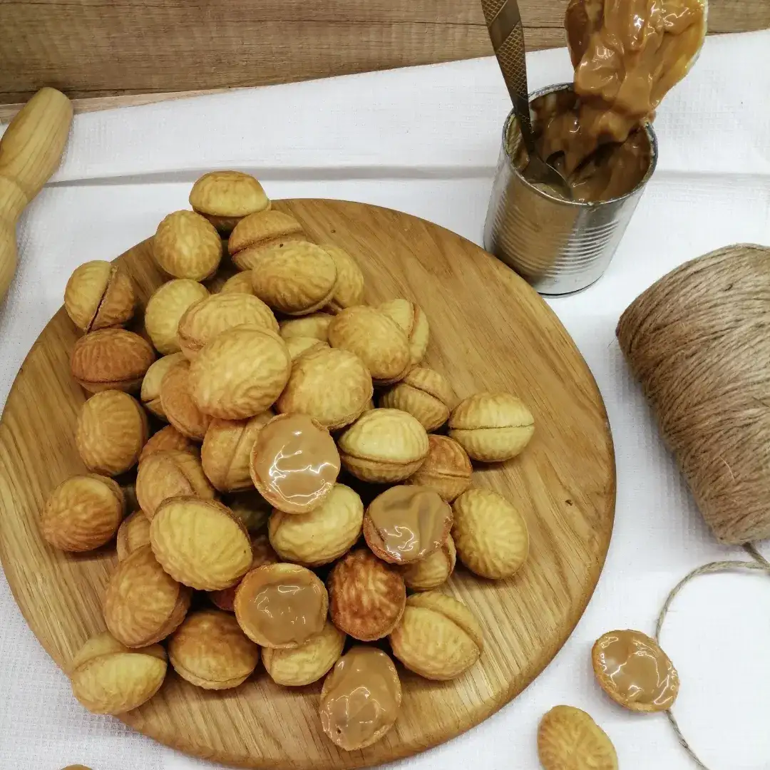 Орешки со сгущенкой фото 2