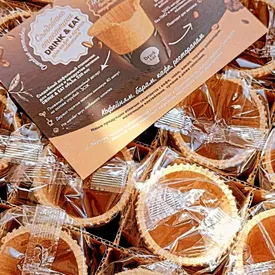 Стаканчики съедобне для кофе